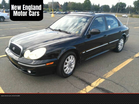 2002 Hyundai Sonata for sale at New England Motor Cars in Springfield MA