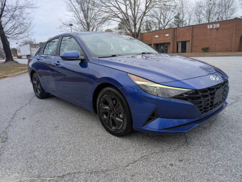 2021 Hyundai Elantra for sale at United Luxury Motors in Stone Mountain GA
