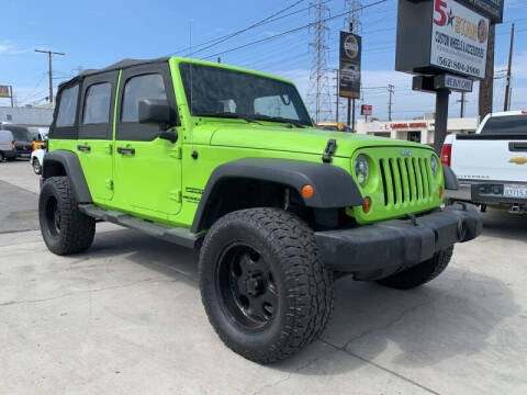 2013 Jeep Wrangler Unlimited for sale at Best Buy Quality Cars in Bellflower CA