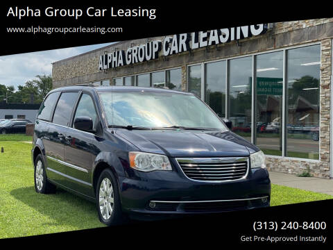 2013 Chrysler Town and Country for sale at Alpha Group Car Leasing in Redford MI