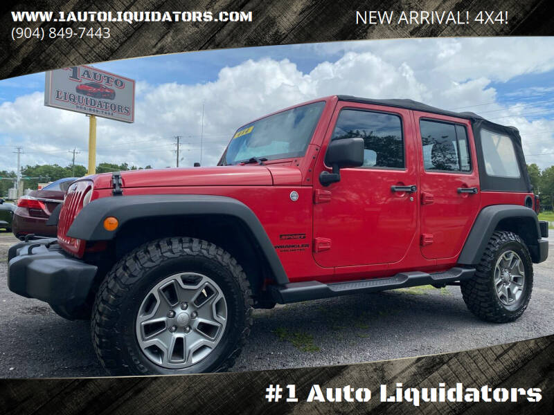 2014 Jeep Wrangler Unlimited for sale at #1 Auto Liquidators in Callahan FL
