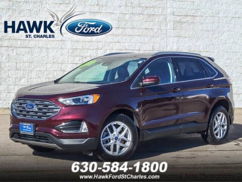 2022 Ford Edge for sale at Hawk Ford of St. Charles in Saint Charles IL