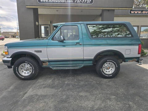 1996 Ford Bronco for sale at AUTO WORLD AUTO SALES in Rapid City SD