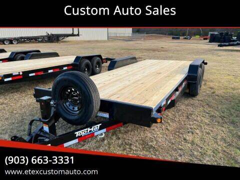 2022 Top Hat 20x83 Equipment Trailer for sale at Custom Auto Sales - TRAILERS in Longview TX