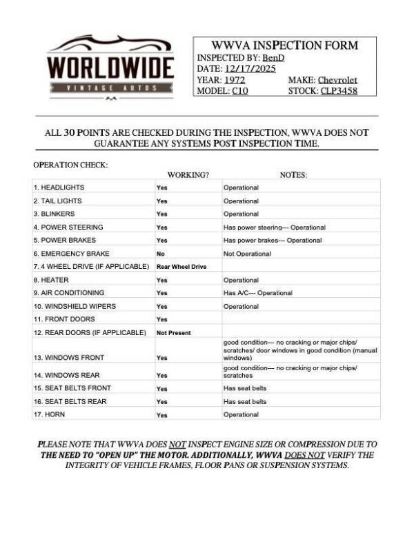 1972 Chevrolet C10