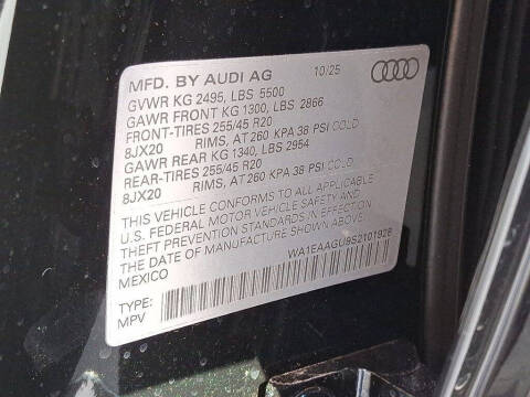 2025 Audi Q5 Sportback quattro Premium Plus TFSI