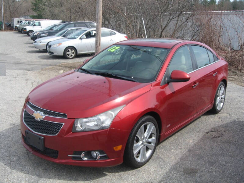 2012 Chevrolet Cruze for sale at Joks Auto Sales & SVC INC in Hudson NH