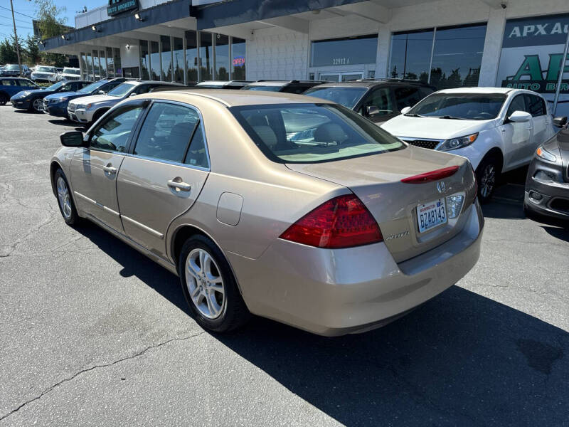 Used 2006 Honda Accord EX with VIN 1HGCM557X6A004078 for sale in Edmonds, WA