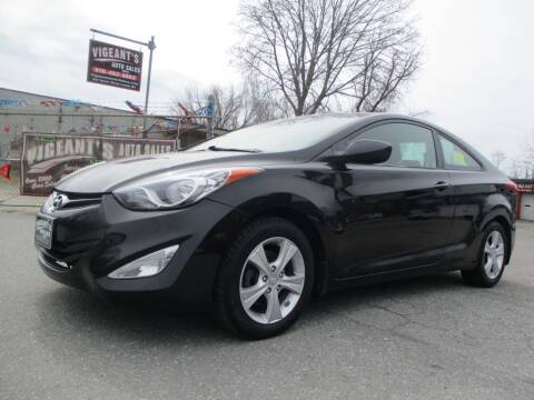 2013 Hyundai Elantra Coupe for sale at Vigeants Auto Sales Inc in Lowell MA