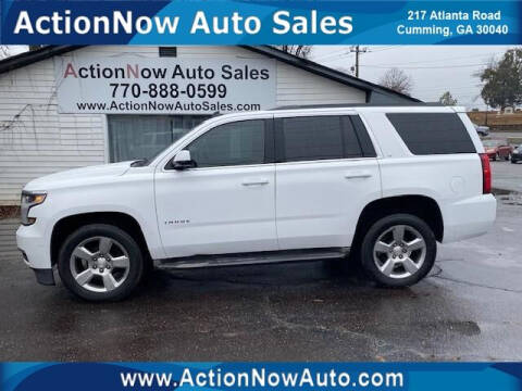 2015 Chevrolet Tahoe for sale at ACTION NOW AUTO SALES in Cumming GA