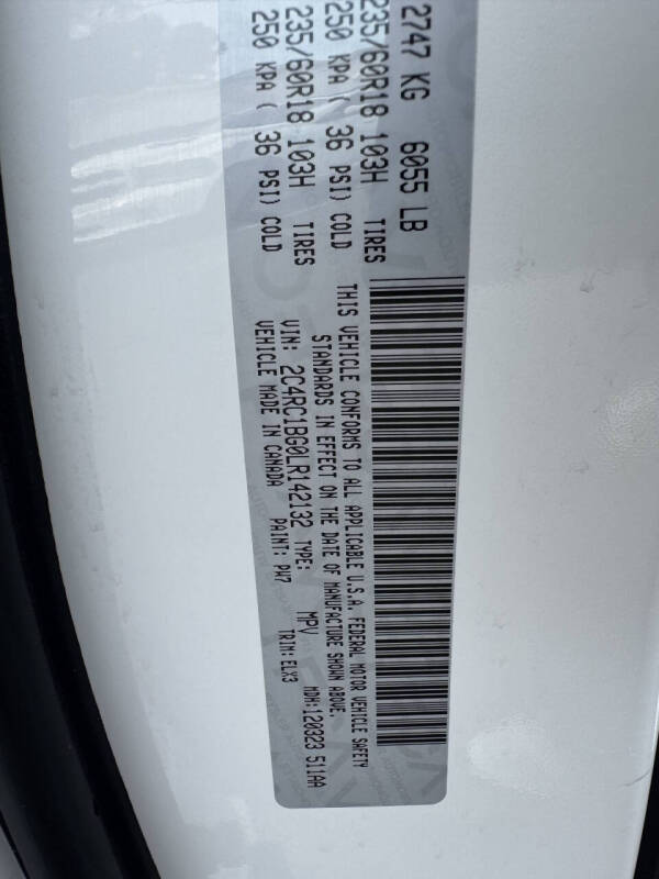 2020 Chrysler Pacifica Touring L