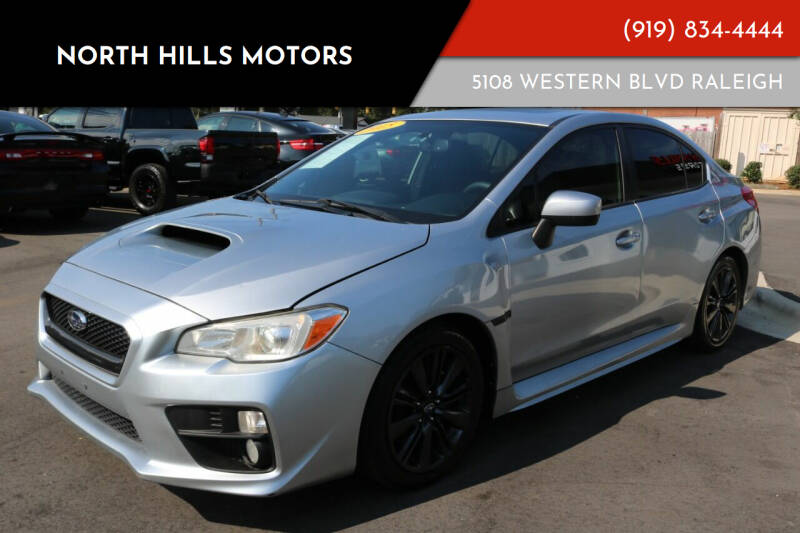 2015 Subaru WRX for sale at NORTH HILLS MOTORS in Raleigh NC