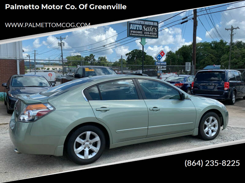 2008 Nissan Altima for sale at Palmetto Motor Co. of Greenville in Greenville SC