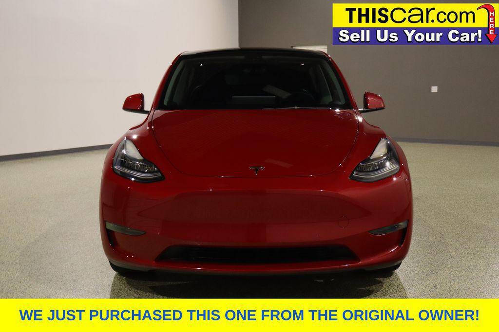 Red 2022 Tesla Model Y Long Range AWD Long Range 4dr Crossover 2