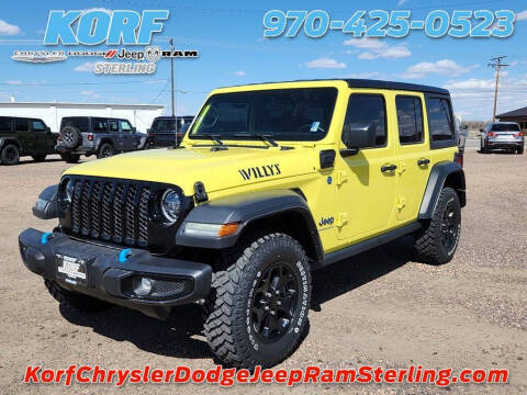 2023 Jeep Wrangler for sale at Tony Peckham @ Korf Motors in Sterling CO