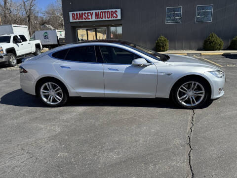 2014 Tesla Model S for sale at Ramsey Motors in Riverside MO