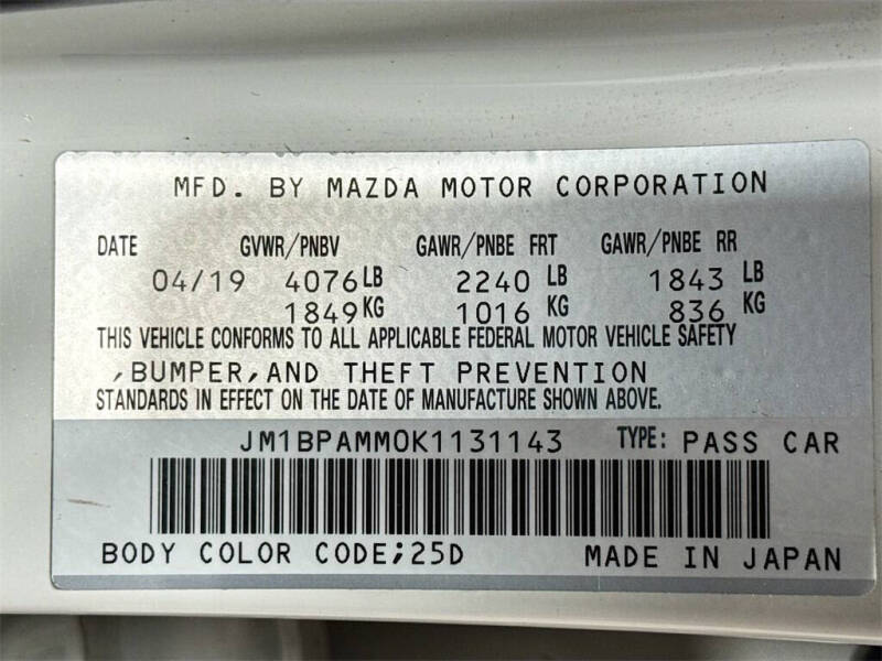 2019 Mazda Mazda3 Hatchback Preferred