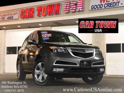 2012 Acura MDX for sale at Car Town USA in Attleboro MA