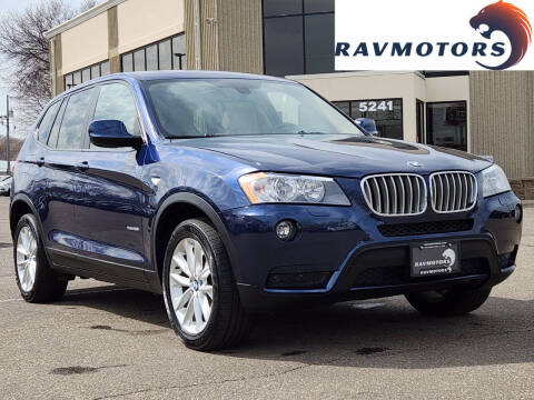 2014 BMW X3 for sale at RAVMOTORS - CRYSTAL in Crystal MN