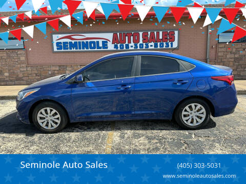 2020 Hyundai Accent for sale at Seminole Auto Sales in Seminole OK