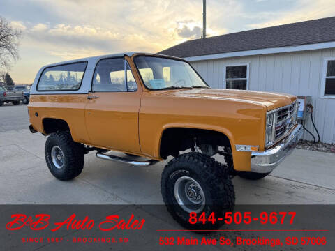1975 GMC Jimmy Custom for sale at B & B Auto Sales in Brookings SD