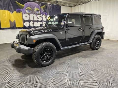 2018 Jeep Wrangler JK Unlimited for sale at Monster Motors in Michigan Center MI