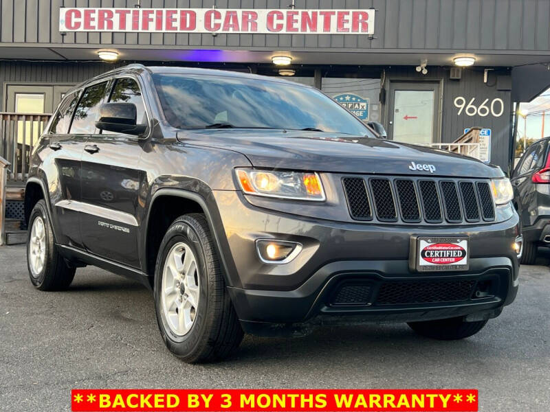 2015 Jeep Grand Cherokee for sale at CERTIFIED CAR CENTER in Fairfax VA