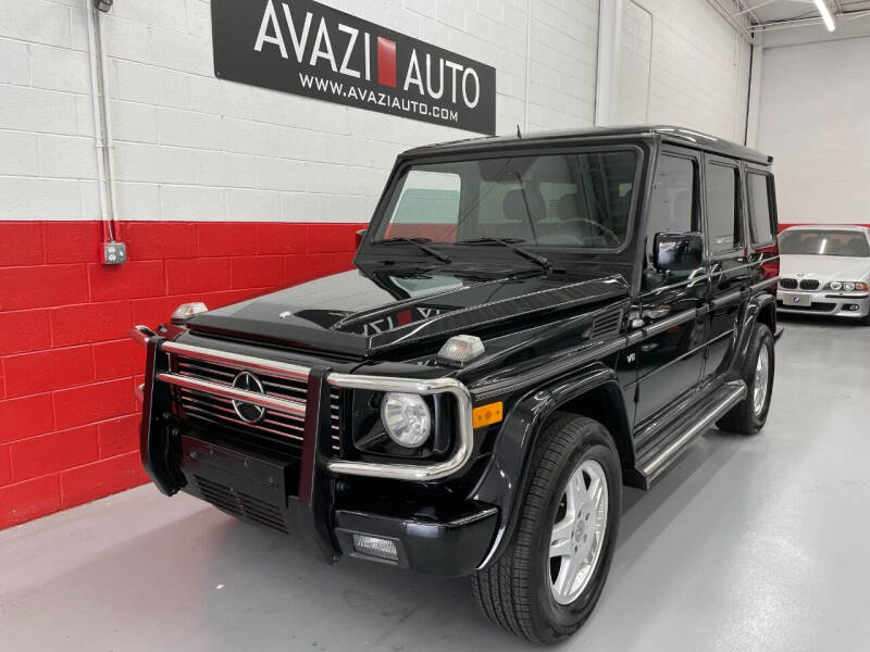 2002 Mercedes-Benz G-Class for sale at AVAZI AUTO GROUP LLC in Gaithersburg MD