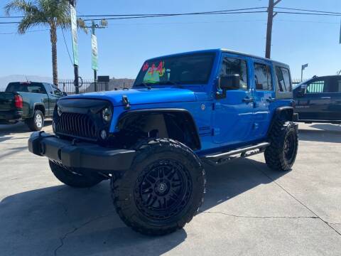 2016 Jeep Wrangler Unlimited for sale at Kustom Carz in Pacoima CA