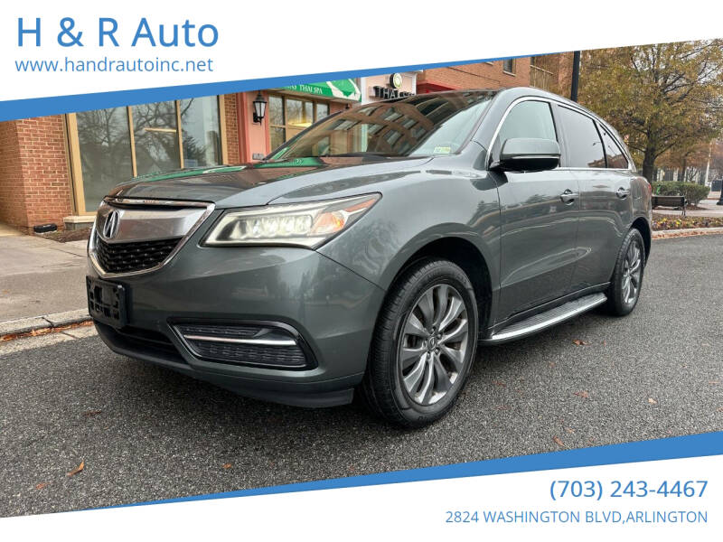 2015 Acura MDX for sale at H & R Auto in Arlington VA