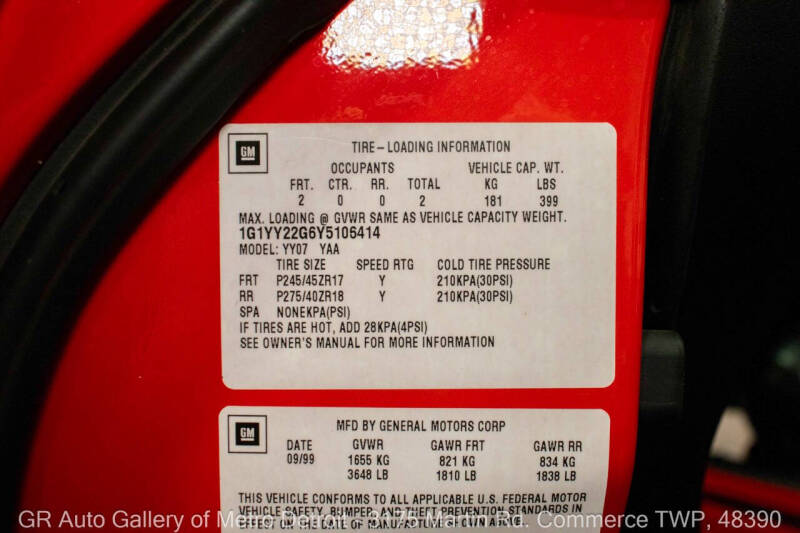 2000 Chevrolet Corvette