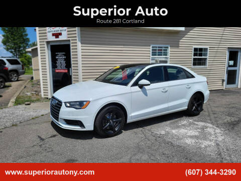 2016 Audi A3 for sale at Superior Auto in Cortland NY
