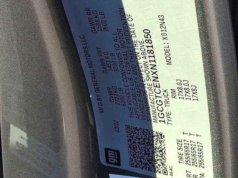 2022 Chevrolet Colorado