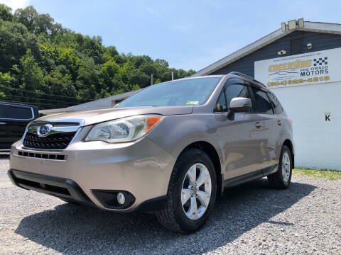 2014 Subaru Forester for sale at Creekside PreOwned Motors LLC in Morgantown WV