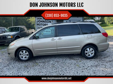 2008 Toyota Sienna for sale at DON JOHNSON MOTORS LLC in Lisbon OH