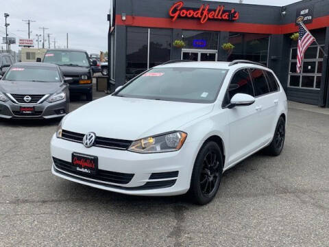 2017 Volkswagen Golf SportWagen for sale at Goodfella's  Motor Company in Tacoma WA