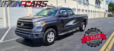 2014 Toyota Tundra for sale at IRON CARS in Hollywood FL