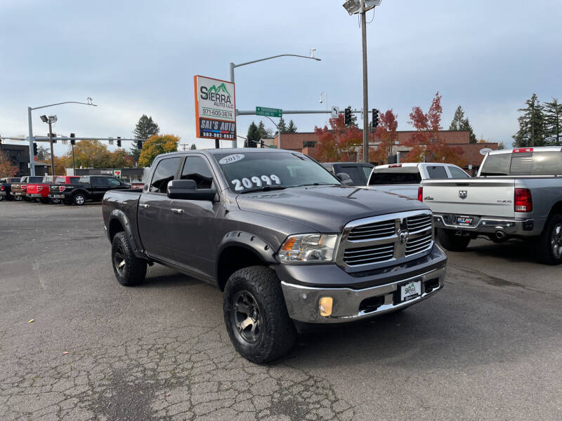 2015 RAM 1500 for sale at SIERRA AUTO LLC in Salem OR