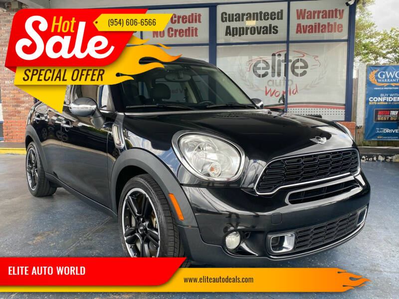 2013 MINI Countryman for sale at ELITE AUTO WORLD in Fort Lauderdale FL