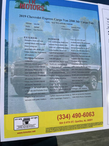 2019 Chevrolet Express 2500