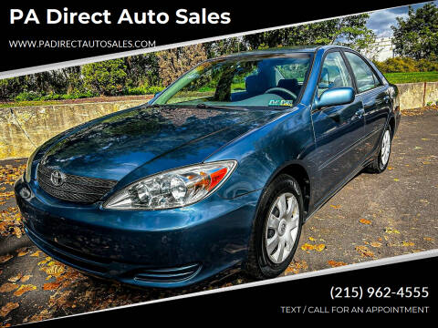 2003 Toyota Camry for sale at PA Direct Auto Sales in Levittown PA