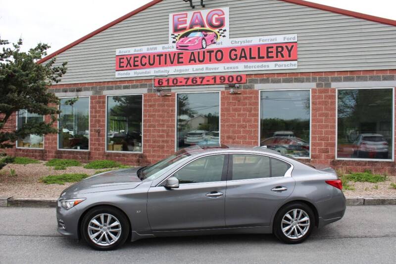 2015 Infiniti Q50 for sale at EXECUTIVE AUTO GALLERY INC in Walnutport PA