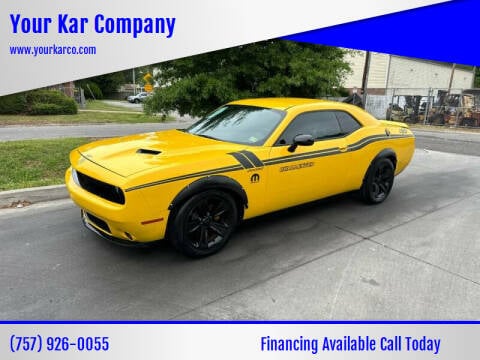 2017 Dodge Challenger for sale at Your Kar Company in Norfolk VA