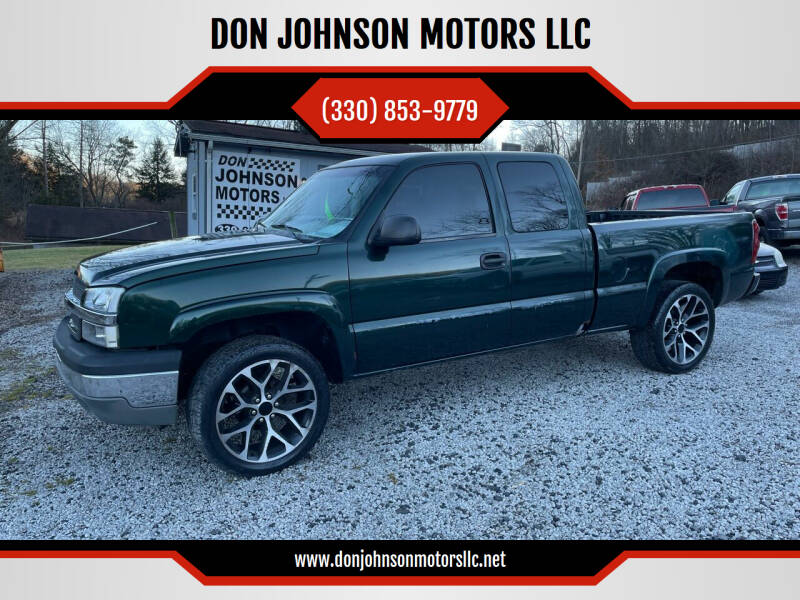 2003 Chevrolet Silverado 1500 for sale at DON JOHNSON MOTORS LLC in Lisbon OH