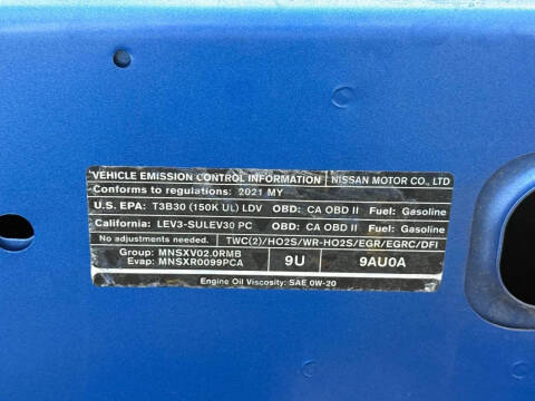 2021 Nissan Sentra SV