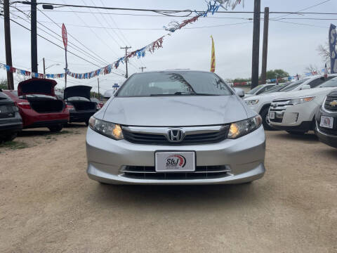 2012 Honda Civic for sale at S & J Auto Group in San Antonio TX