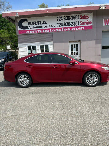 2015 Lexus ES 350 for sale at Cerra Automotive LLC in Greensburg PA