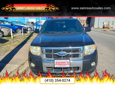 2011 Ford Escape for sale at Sann's Auto Sales in Baltimore MD