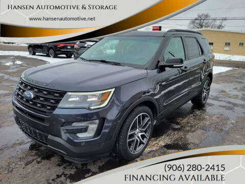 2017 Ford Explorer for sale at Hansen Automotive & Storage in Escanaba MI