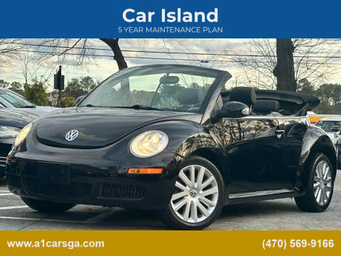 2010 Volkswagen New Beetle Convertible for sale at Car Island in Duluth GA